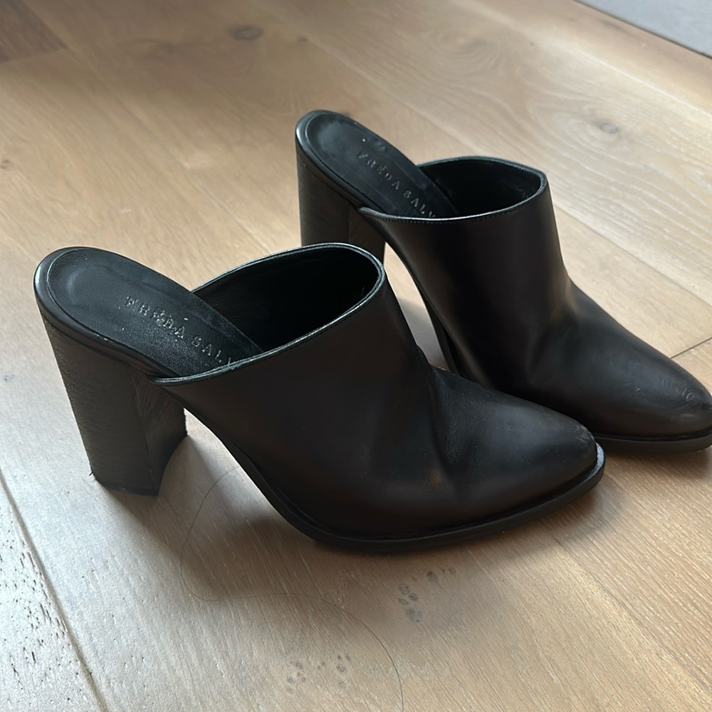 WORN 1x FREDA SALVADOR Luna high heel mule - 8
